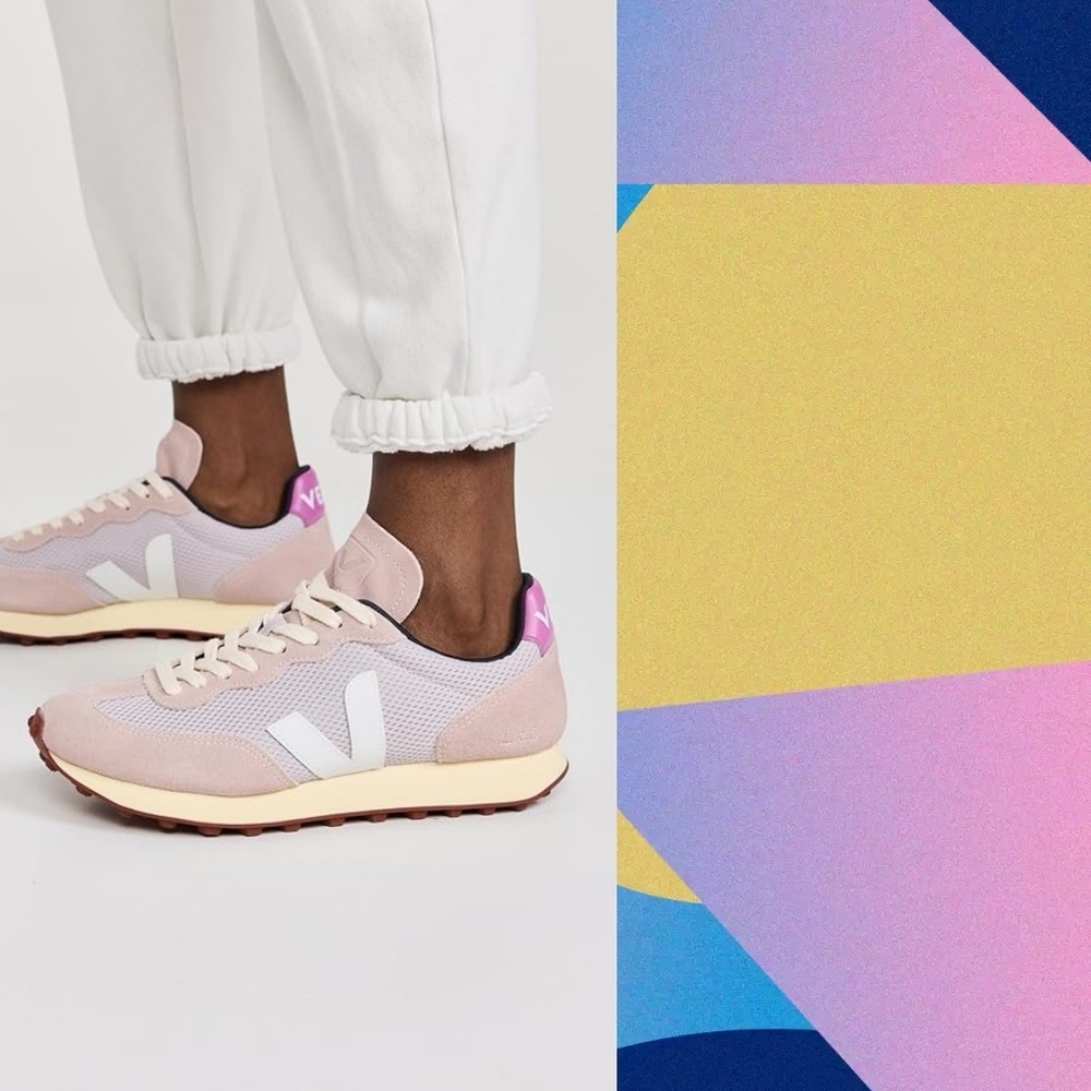 VEJA Rio Branco Alveomesh Parme Sneakers